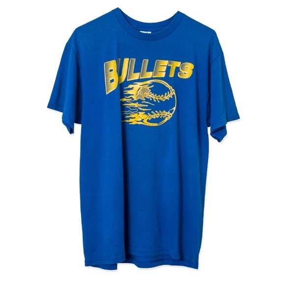 Yakuza Uomo T-Shirt Words Like Bullets, Maglietta Slim Fit Girocollo, Stampa Vintage